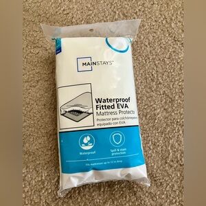 Mainstays Waterproof Fitted EVA Mattress Protector